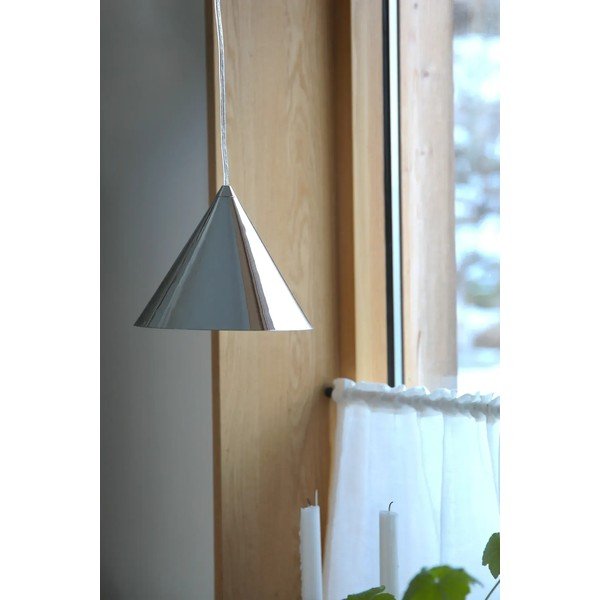 Metalna viseća svjetiljka u srebrnoj boji s metalnim sjenilom ø 19 cm Tip – Markslöjd-image-3