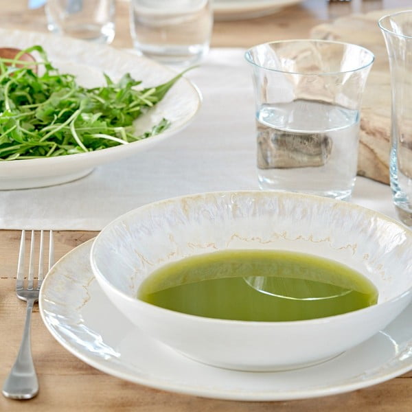 Bijeli tanjur od kamenine ø 27 cm Taormina – Casafina-image-2