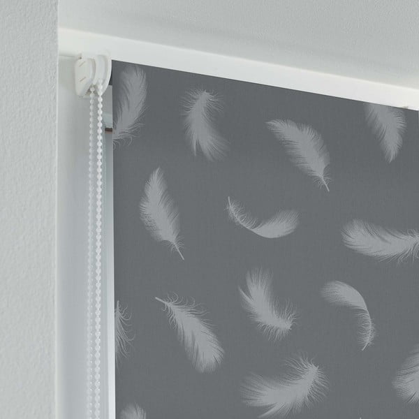 Sive tekstilne rolete  60x90 cm Envolea – douceur d'intérieur-image-1