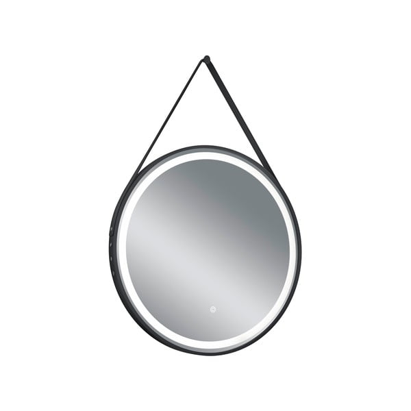 Zidno ogledalo s osvjetljenjem ø 60 cm Fine – Mirrors and More-image-2