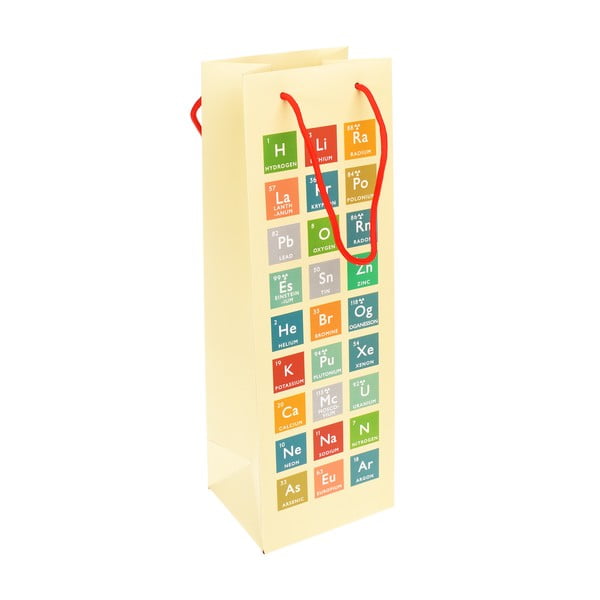 Poklon vrećica za vino 12x36 cm Periodic Table - Rex London