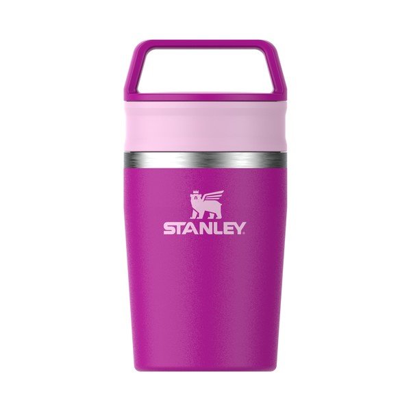 Ružičasta termo šalica od nehrđajućeg čelika 230 ml Café-To-Go Travel Mug Violet Blossom – Stanley