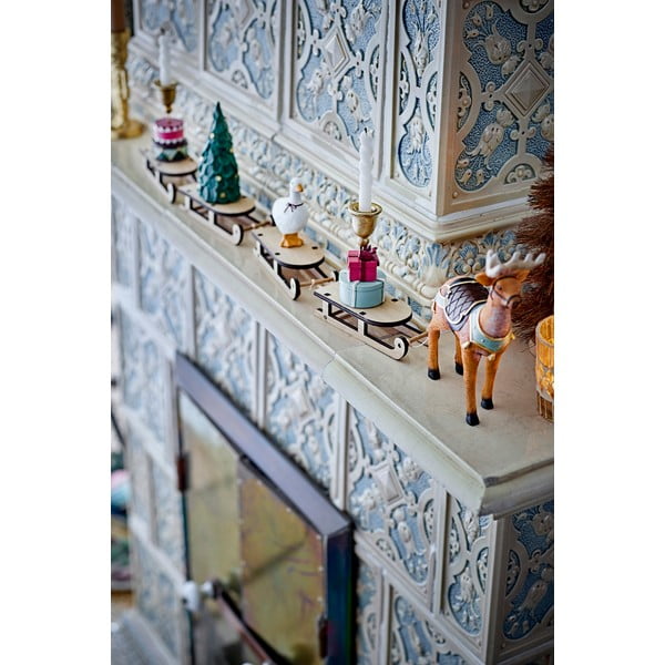 Svijećnjak s božićnim motivom od polyresina Dasher – Bloomingville-image-1