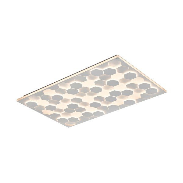 Bijela LED stropna svjetiljka s metalnim sjenilom 70x115 cm Cifavo – CINQUE-image-4