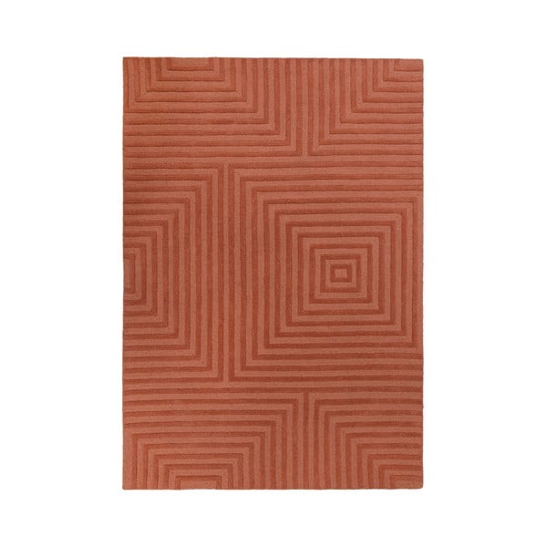 Narančasti vuneni tepih Flair Rugs estela, 160 x 230 cm
