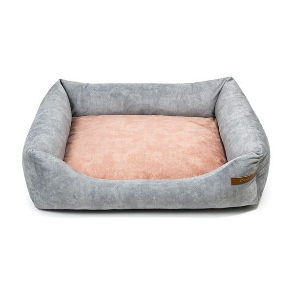 Ružičasto-svijetlo sivi krevet za pse 75x85 cm SoftBED Eco L – Rexproduct