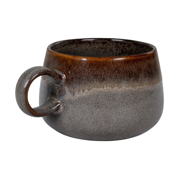 Sive šalice u setu 4 kom od kamenine 500 ml Selma – House Nordic