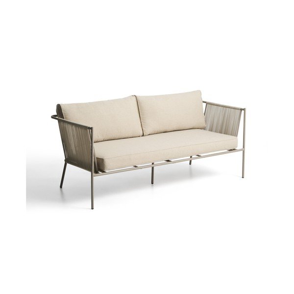 Bež podstavljena vrtna sofa Zivia – Kave Home