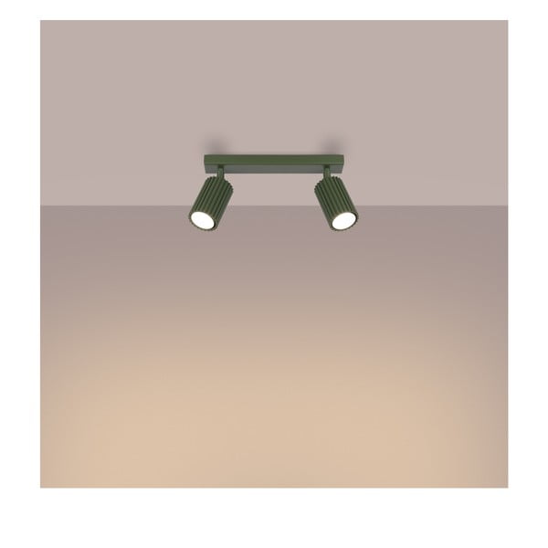 Zeleni reflektor 6,5x30 cm Gleam – Sollux-image-2