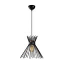 Crna viseća svjetiljka s metalnim sjenilom ø 34 cm Kirpi – Opviq lights
