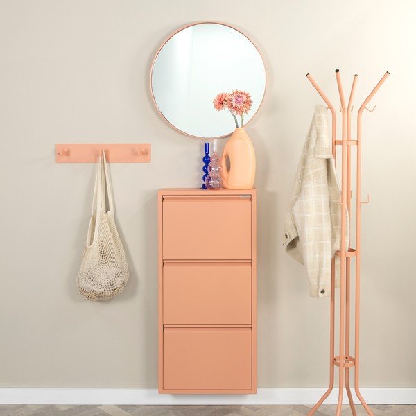 Metalna zidna vješalica u boji lososa 50 cm Leatherman – Spinder Design-image-1