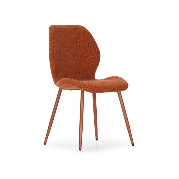 Podstavljene blagovaonske stolice u setu 4 kom boja terakote Ansu – Marckeric