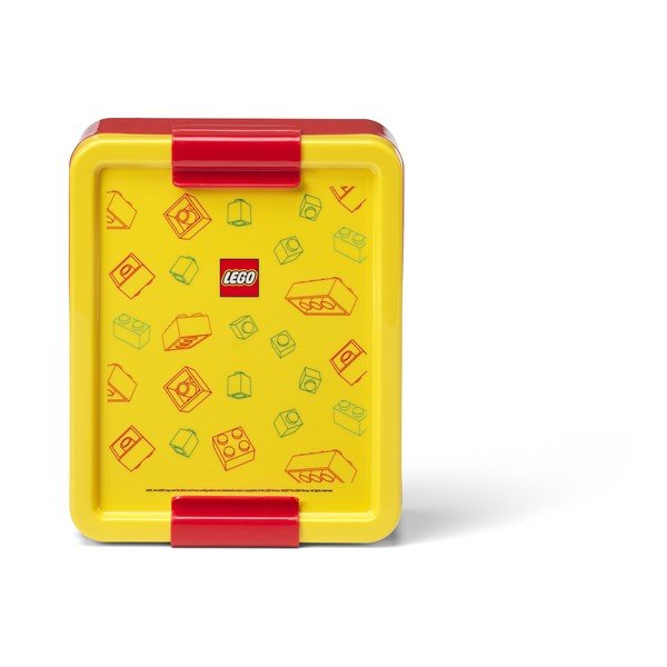 Žute plastične dječje kutije za ručak u setu 2 kom Brick – LEGO®-image-3