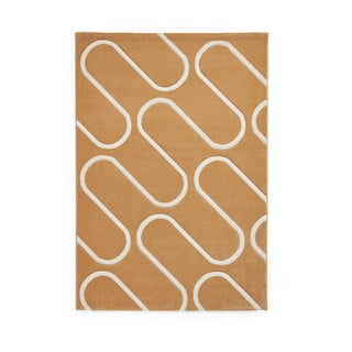 Oker žuti tepih 80x150 cm Linear Curve – Catherine Lansfield
