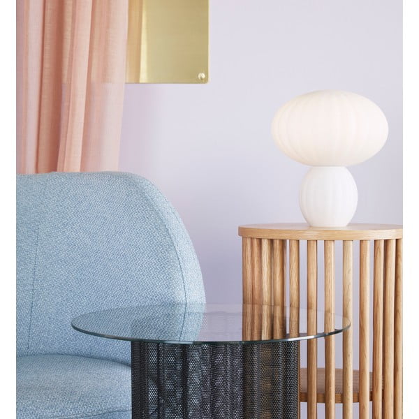 Konzolni stol od hrastovog drveta Hübsch Folk, ø 35 cm-image-2