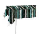 Crni stolnjak Mike & Co. New York Jungle Stripes, 300 x 140 cm