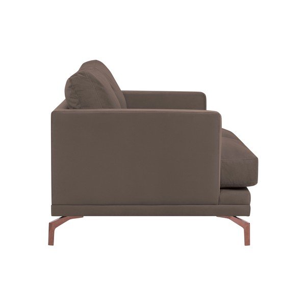 Smeđa dvosjeda s bazom u zlatnoj boji Windsor &amp; Co Sofas Jupiter-image-2