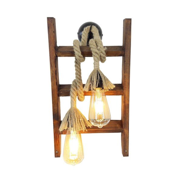 Drvena zidna svjetiljka Merdiven-image-2