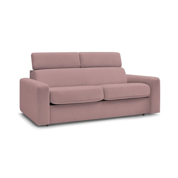 Ružičasta sklopiva sofa 195 cm Monaco – Bobochic Paris-image-1