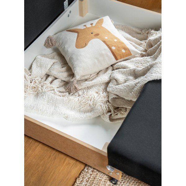 Svijetlo siva baršunasti sklopiva sofa 130 cm Ario – ELTAP-image-3