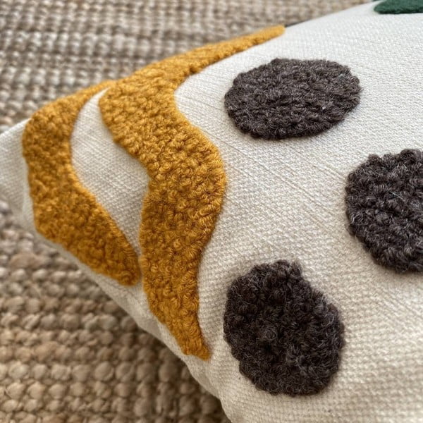 Jastučnica a primjesom lana Joynodes Lotus, 43 x 43 cm-image-3