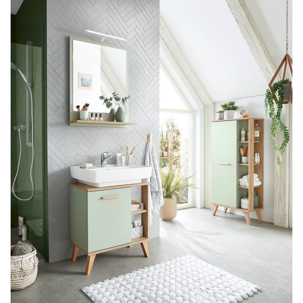 Zidno ogledalo s policom 60x75 cm Set 963 - Pelipal-image-4