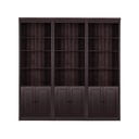 Smeđa biblioteka od masivnog bora 222x223 cm Anita – Støraa