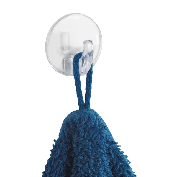 Set od 3 transparentne samostalne kuke Wenko Round-image-3