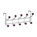 Bordo/u srebrnoj boji metalna vješalica za vrata 41 cm – Premier Housewares