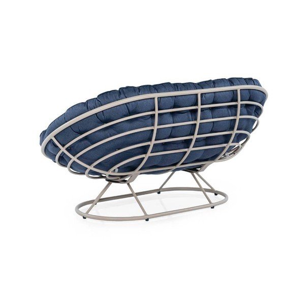 Plava metalna vrtna sofa Tulipa – Floriane Garden-image-2