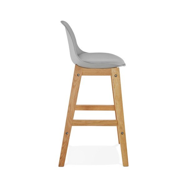 Siva barska stolica Kokoon Elody, visina 86,5 cm-image-2