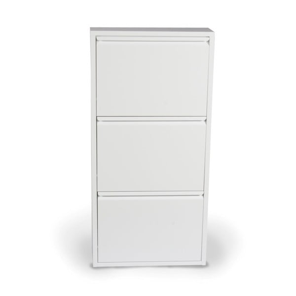 Bijela kutija za cipele s 3 preklopne police Evergreen House Alias-image-4