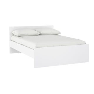 Bijeli bračni krevet 140x190 cm Naia – Tvilum