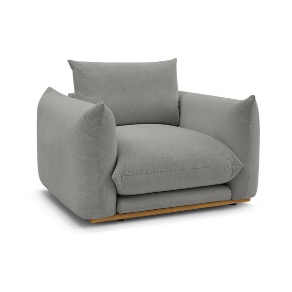 Siva fotelja Ernest – Bobochic Paris