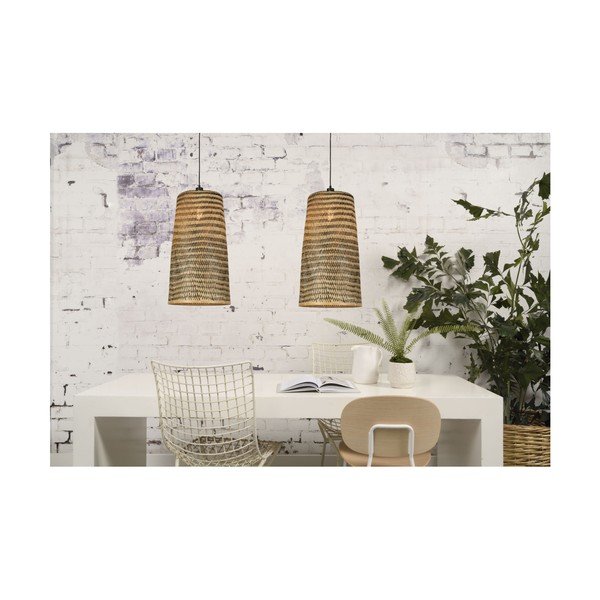 Viseća svjetiljka od bambusovog drveta Good&Mojo Kalimantan, ⌀ 37 cm-image-1