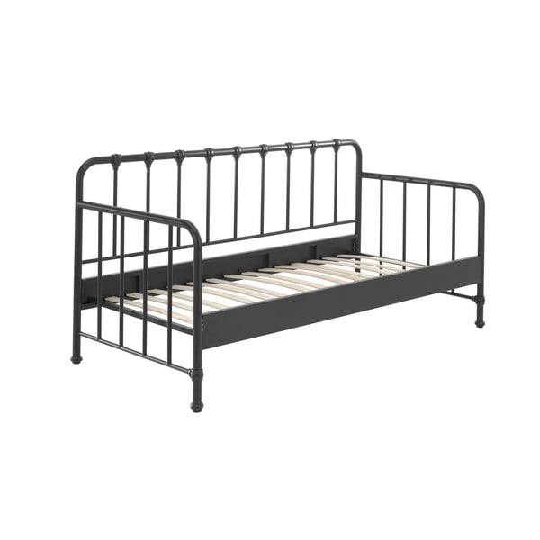 Sivi metalni dječji krevet 90x200 cm BRONXX – Vipack