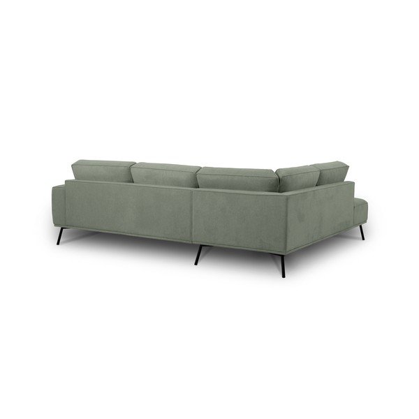 Zelena kutna garnitura od šenila (s lijevim kutom/u obliku slova L) Amsterdam – Scandic-image-3