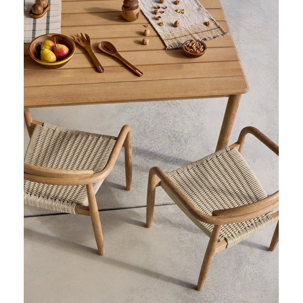 Vrtni stol od masivnog bagrema 135x135 cm Sori – Kave Home-image-2