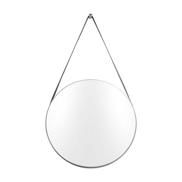 Zidno ogledalo s okvirom u srebrnoj boji PT LIVING Balanced, ø 47 cm