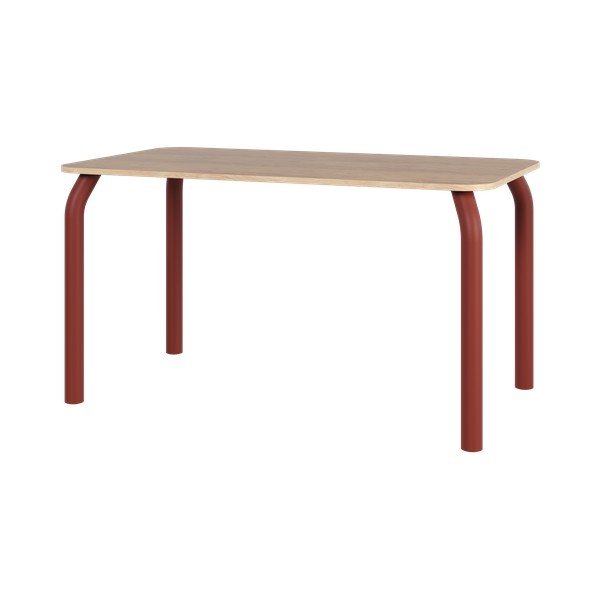 Blagovaonski stol s pločom stola u dekoru hrasta 80x140 cm Meko – noo.ma