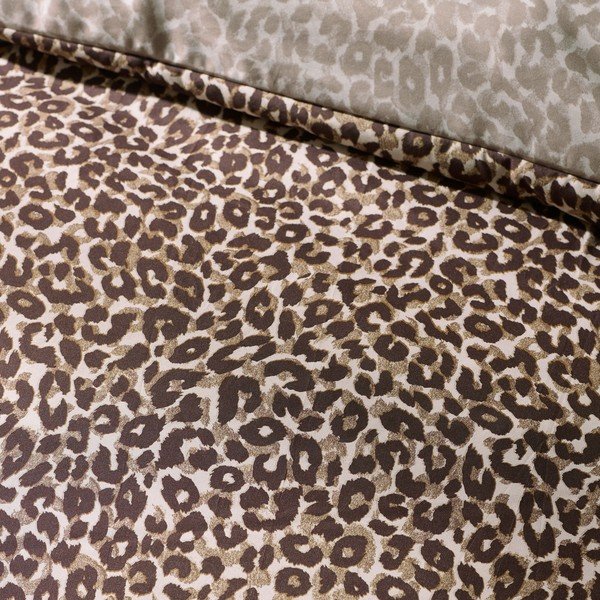 Smeđa posteljina za krevet za jednu osobu 135x200 cm Animal Print – Catherine Lansfield-image-4