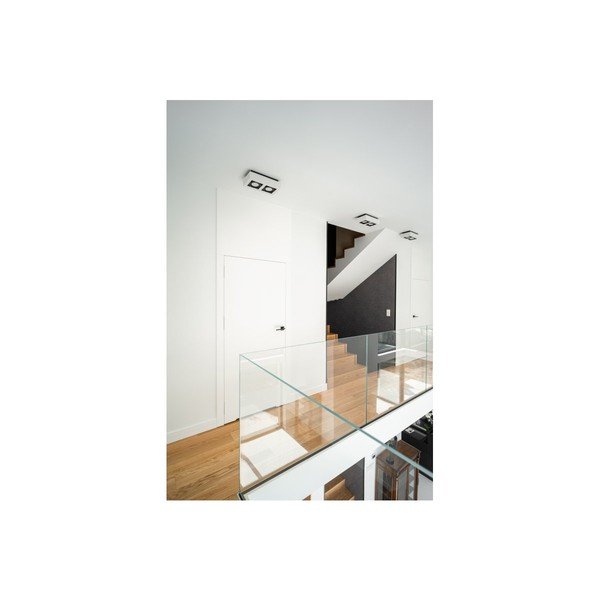 Bijela stropna svjetiljka s metalnim sjenilom 34x18,5 cm Loid – GTV-image-3