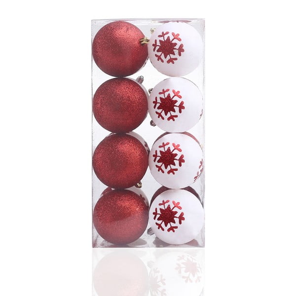 Set od 16 božićnih ukrasa DecoKing Cherry