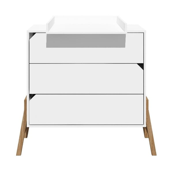 Bijela komoda s 3 ladice BELLAMY Lotta-image-2