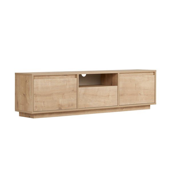 TV komoda u dekoru hrasta u prirodnoj boji 160x42x30 cm Sentinel – Kalune Design