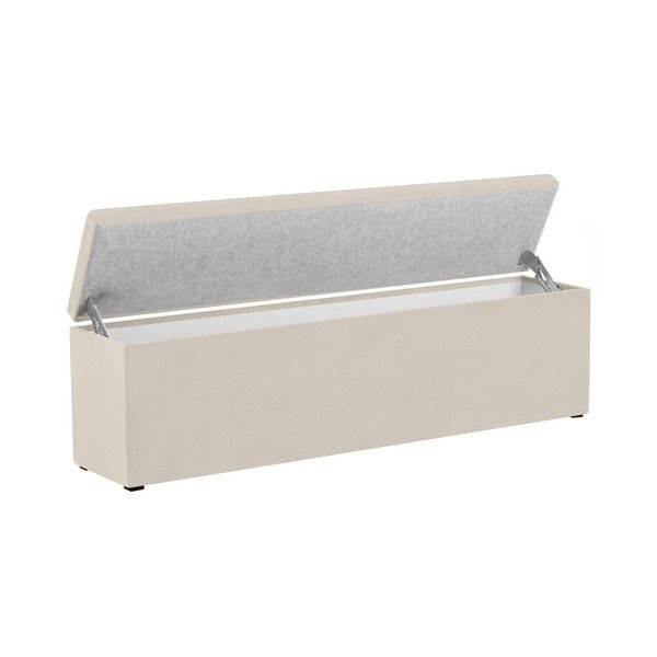 Krem otoman s prostorom za odlaganje Windsor &amp; Co Sofas Nova, 200 x 47 cm-image-3