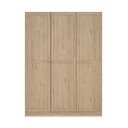 Ormar u dekoru hrasta u prirodnoj boji 147x200 cm Billund – Tvilum