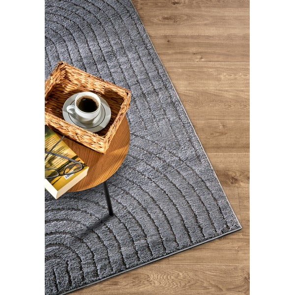 Antracitno sivi tepih 120x170 cm Panglao New York Anthracite – Elle Decoration-image-2