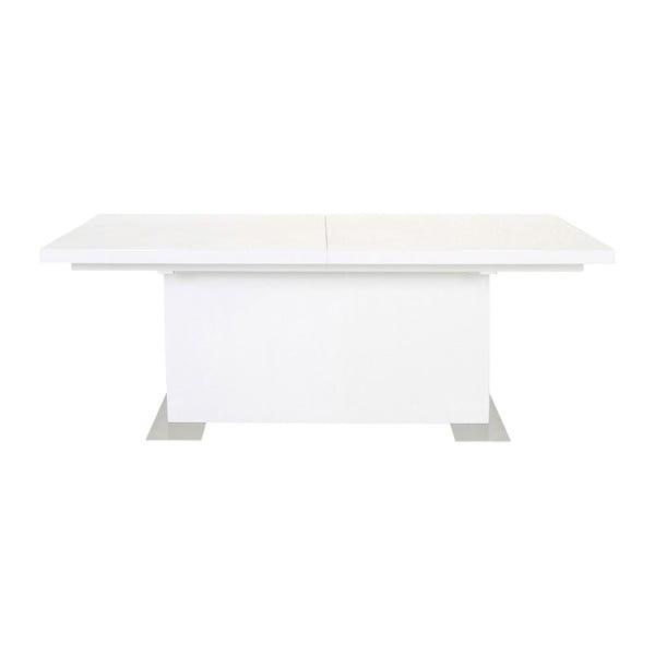 Bijeli sklopivi blagovaonski stol Actona Brick, dužine 180 - 230 cm