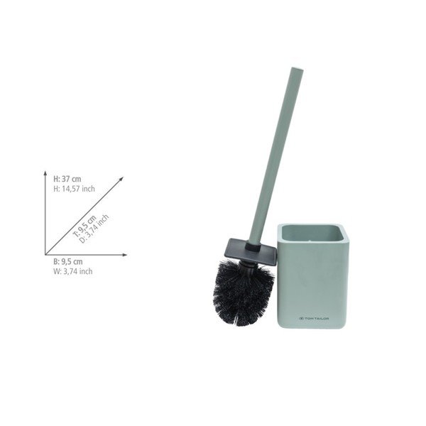 Svijetlo zelena WC četka od polyresina Tom Tailor T-Rounded – Wenko-image-4